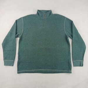 RedHead XL Mens Sweater 1/4 Zip Pullover Waffle Knit 24x28